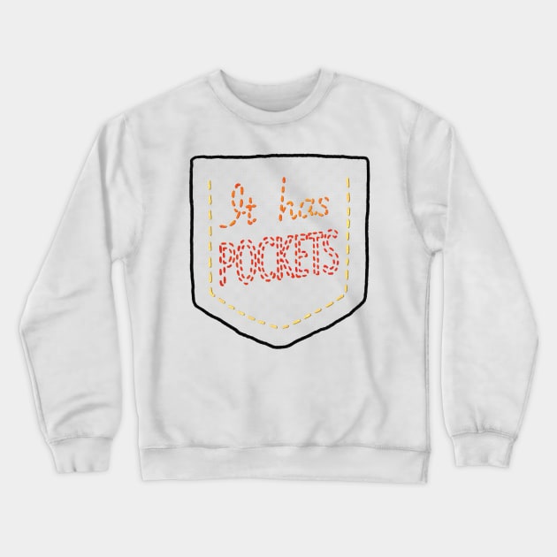 It has pockets! Crewneck Sweatshirt by Surplusweird